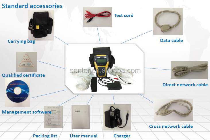 ST332B SENTER vectoring support telecom copper cable vdsl2 tester