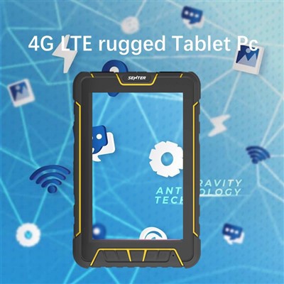 تابلت 7 انش ثماني النواة 4G LTE مقاوم للماء IP65 تابلت متين 865-968MHz تخصيص نطاق التردد المطلوب
